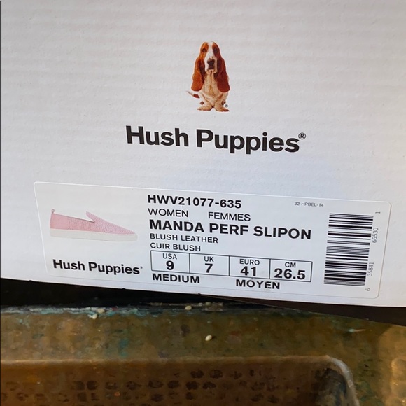 Blush Hush Puppies slip ons size 9 - Picture 11 of 11